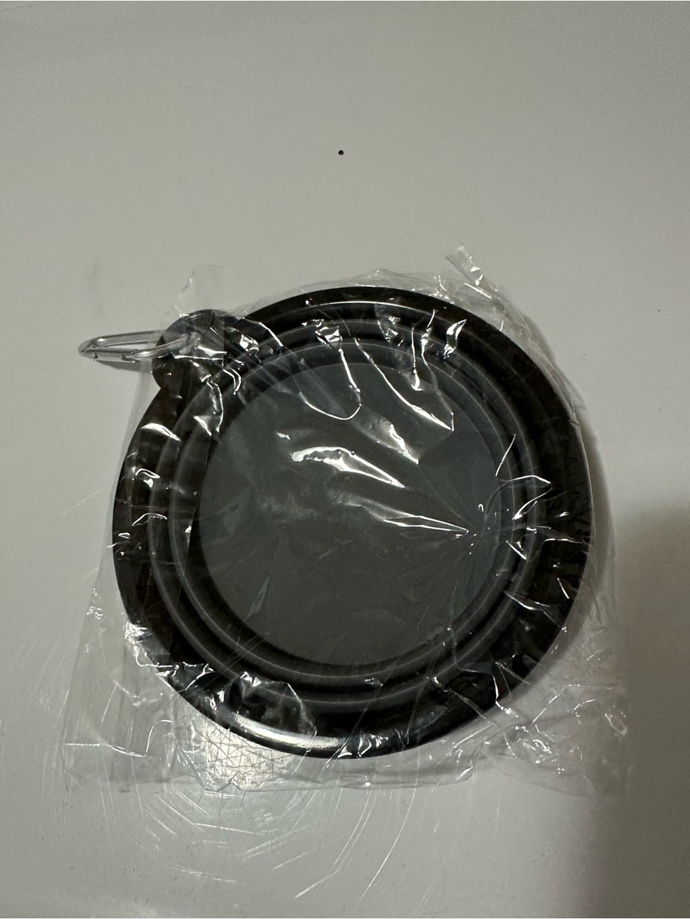 Foldable Silicone Travel Bowl - Black